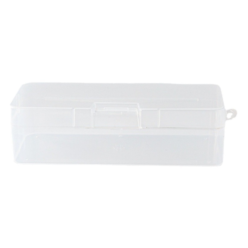 Stationery box combination rectangular box transparent PP plastic box packaging jewelry fishing gear sample display box jewelry box