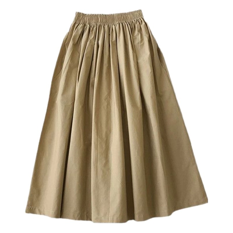 Elegant Slim Joker Skirt A- line Skirt Umbrella Skirt High Waist Skirt Women's Spring and Summer