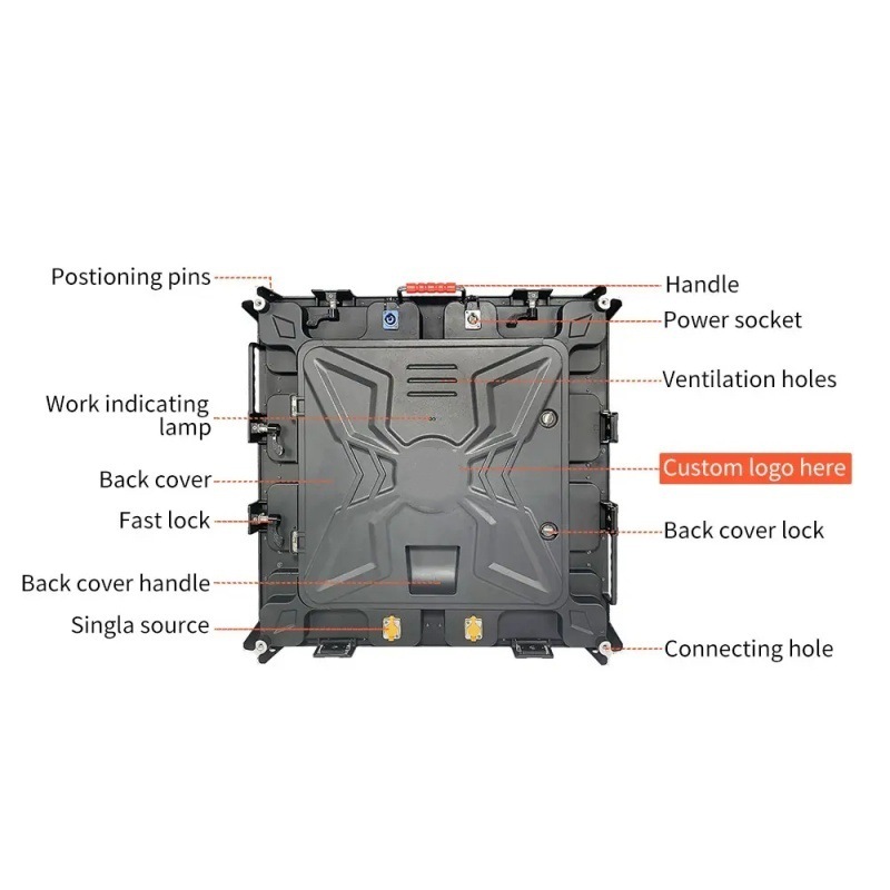 Picture of P2 P2.5 indoor LED display HD hotel banquet hall conference room front maintenance LED electronic screen