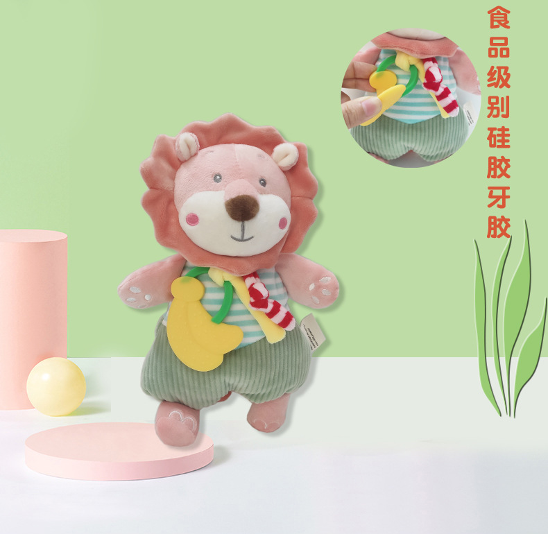 Picture of Baby early education puzzle anting towel bean label can be imported bite baby soothing sleeping doll manufacturers direct supply