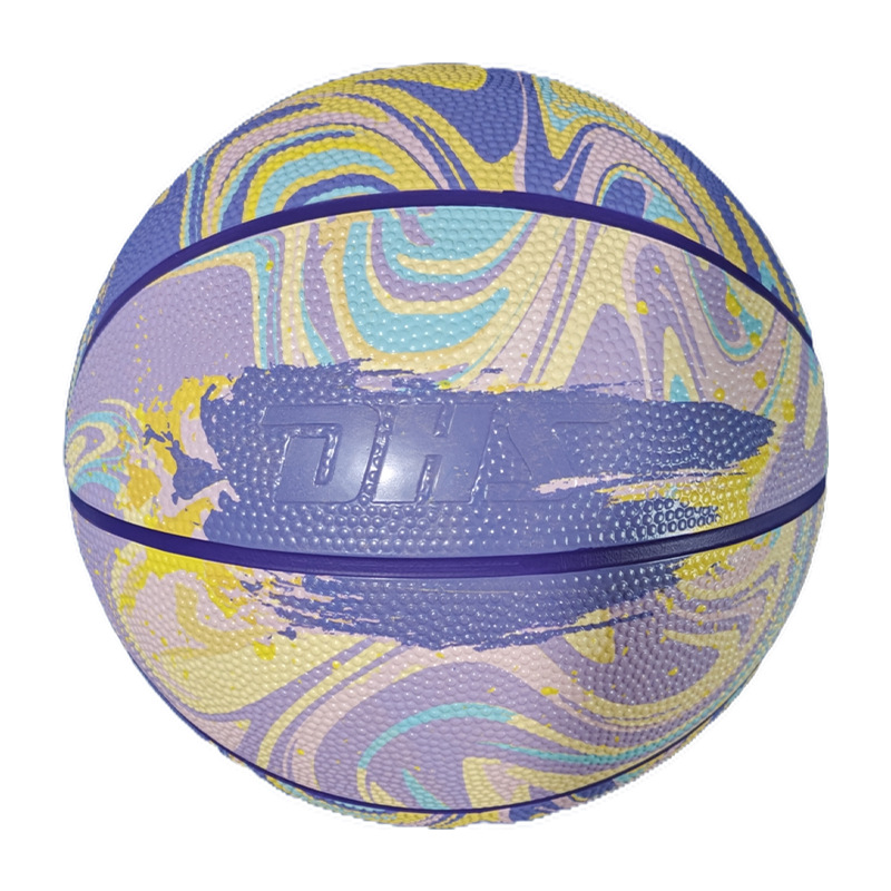 Picture of Double Happiness Basketball Pu No. 7, No. 6, No. 5, Li Qiuping Club Wear-Resistant and Sweat-Absorbent Indoor and Outdoor High-Elastic Standard Game