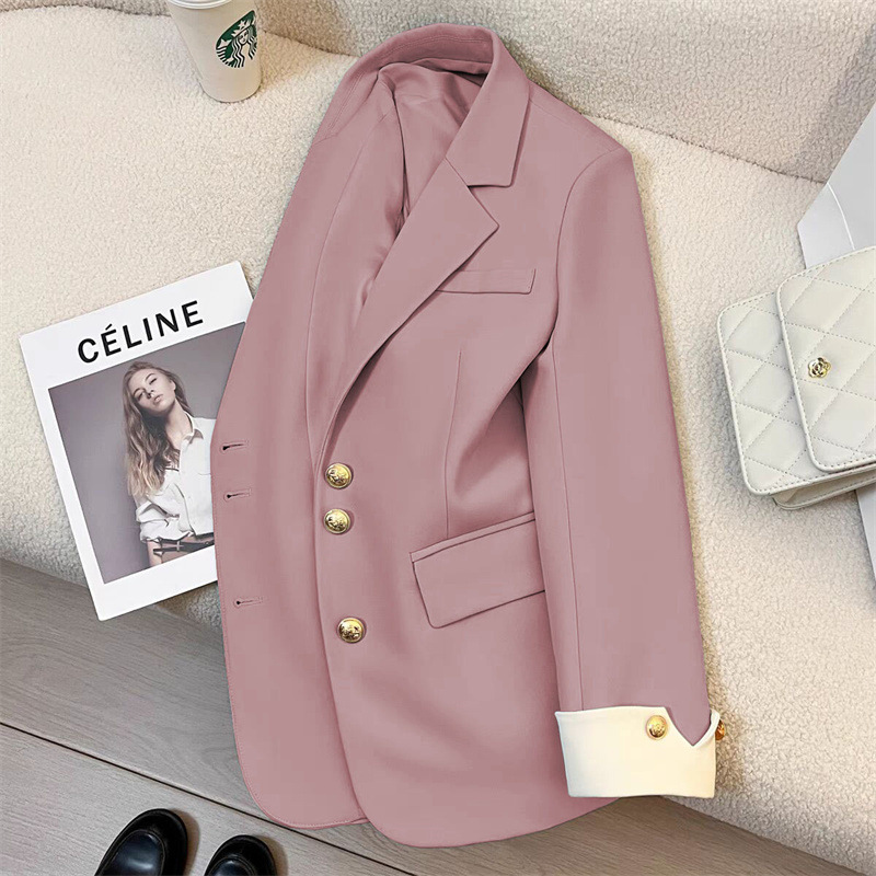 Picture of White Suit Jacket for Women 2025 Spring New Style Casual Elegant Lady High-End Street Style Popular Suit This Year