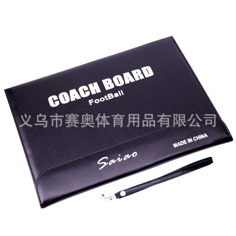 Picture of Three-fold football tactical board folding football coach plate magnetic with pen football tactical board football sand table