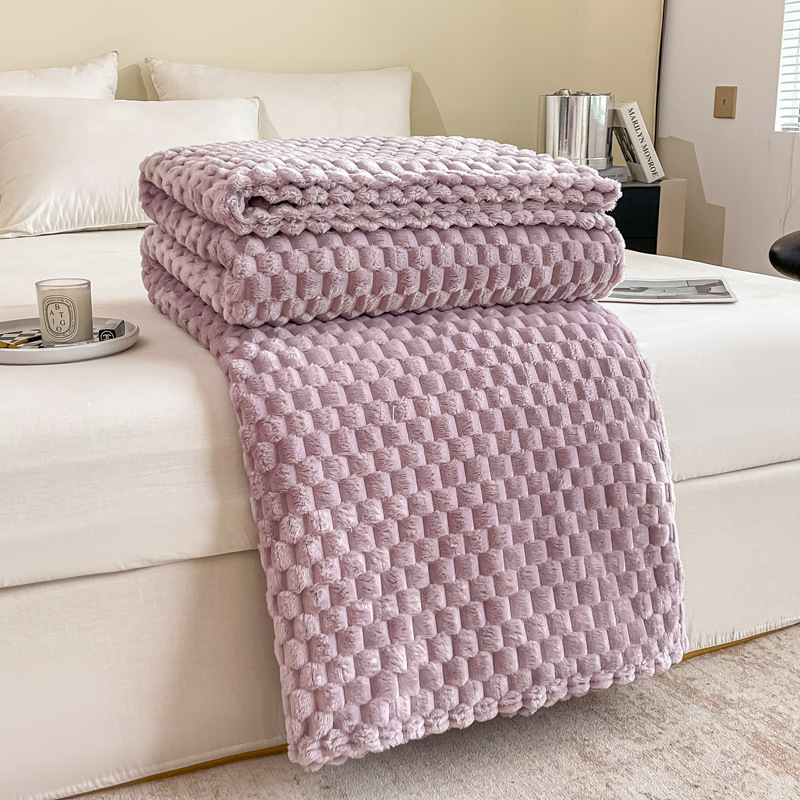 Picture of Tortoise Velvet Blanket Winter Thickened Velvet Nap Cover Blanket Bed Sheet Dormitory Student Coral Flannel Quilt