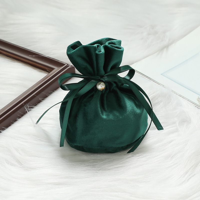 Picture of Wedding Velvet Candy Bag Little Red Riding Book Wedding Candy Accompanying Gift Wedding Candy Box Creative Birthday Full Moon Candy Bag