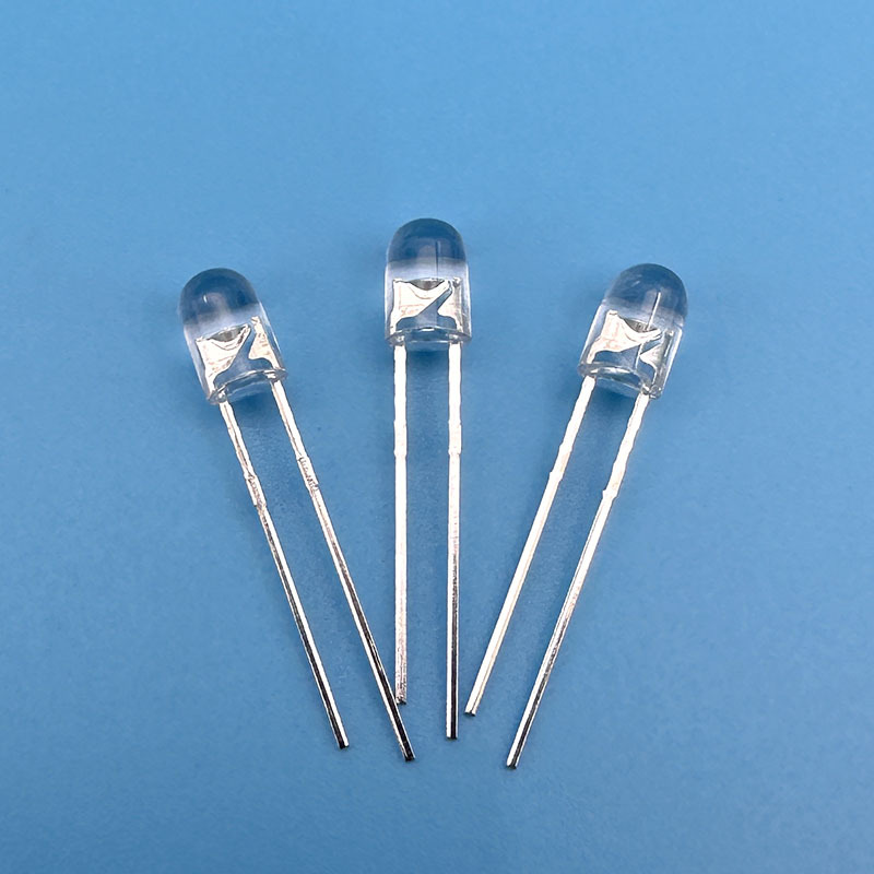Picture of F4 seamless white led 4mm white hair red blue emerald green transparent super bright led light emitting diode direct plug lamp beads