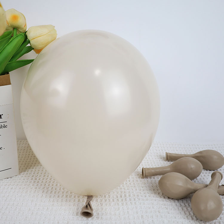 Picture of Cross-border 18 inch matted latex balloon retro color balloon wedding decoration round helium floating air ball wholesale