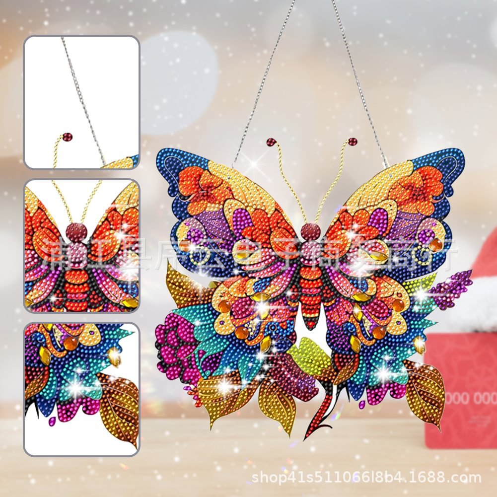 DIY Diamond painting pendant special-shaped diamond exquisite butterfly ornaments new arrival
