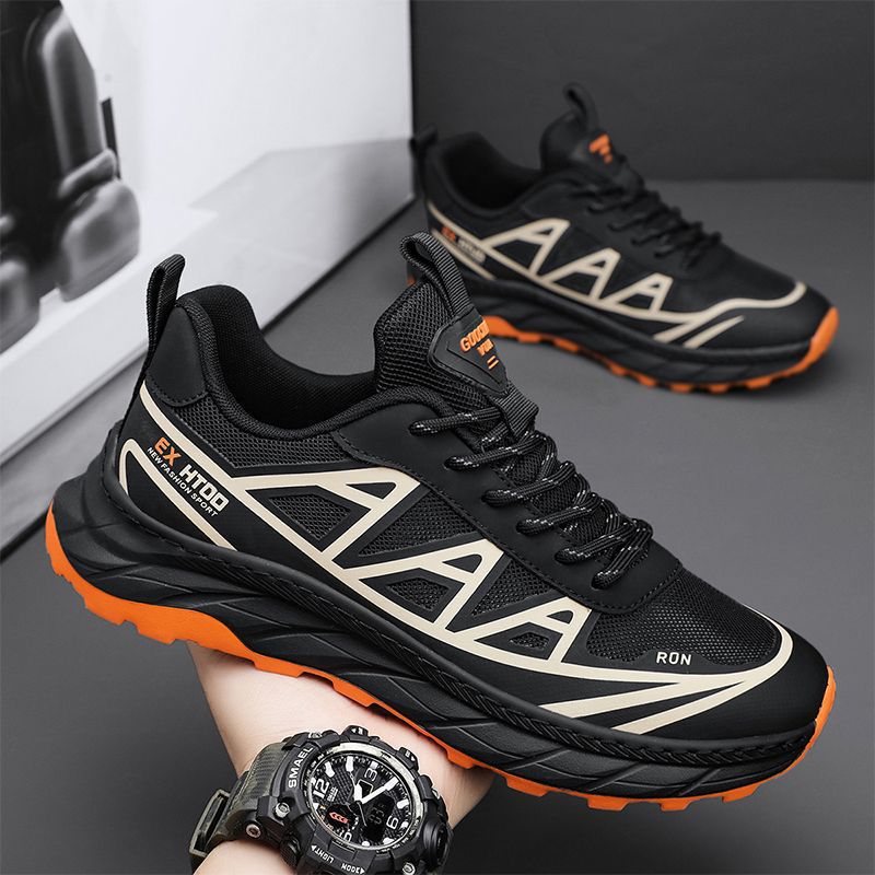 Running shoes men's new summer Korean fashion net shoes cross-border leisure sneaker fashion men's shoes wholesale