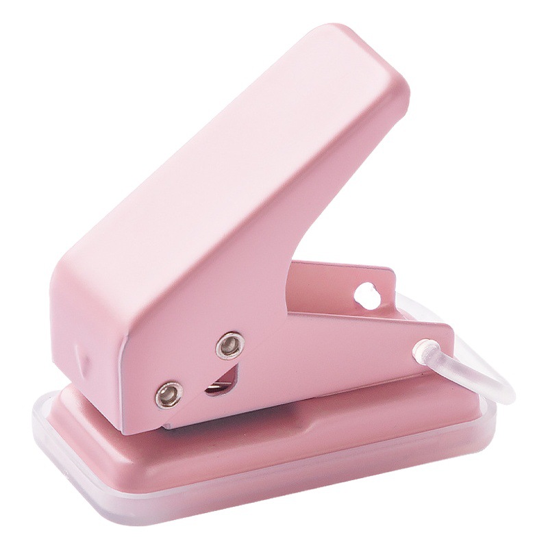 Hole Puncher Ring Hole Mini Puncher Small Loose-leaf Book a4 Paper Binding Book Hole Punching Goo Card Hand Ledger