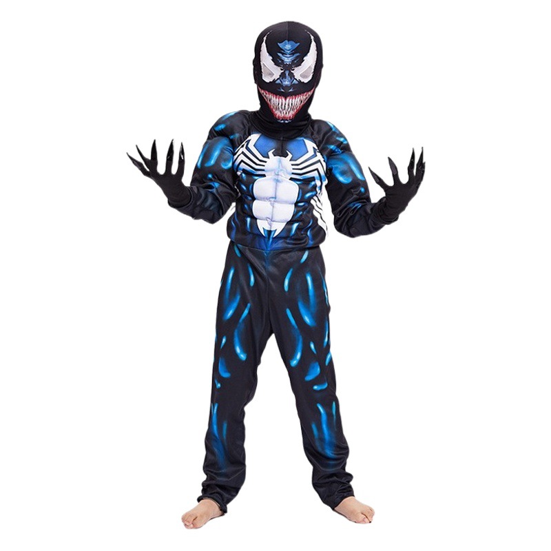 Children's Venom Cosplay Superhero Cosplay Horror Crossdress Party Costume Cosplay Costume