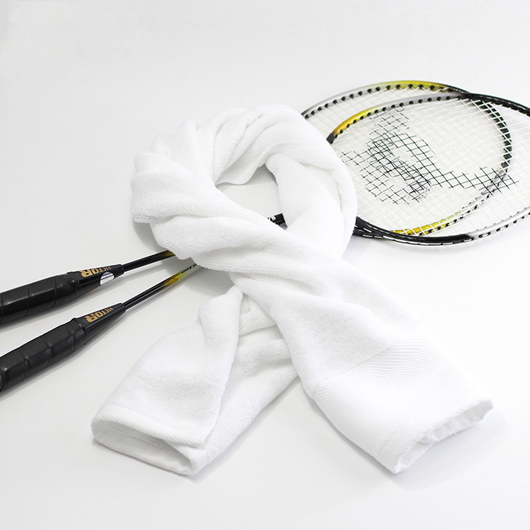 Picture of Cotton sports towel gym 32*110 extended sweat towel Marathon gift sports towel custom logo