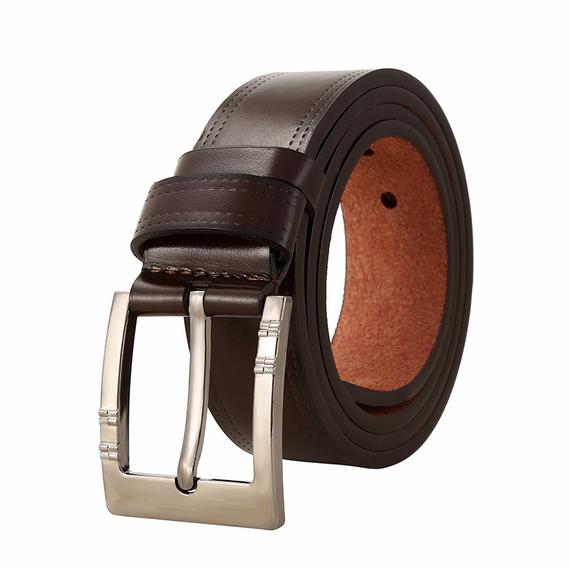 Picture of New European and American casual Joker men's pin buckle belt PU washed microfiber belt pants belt stall supply wholesale