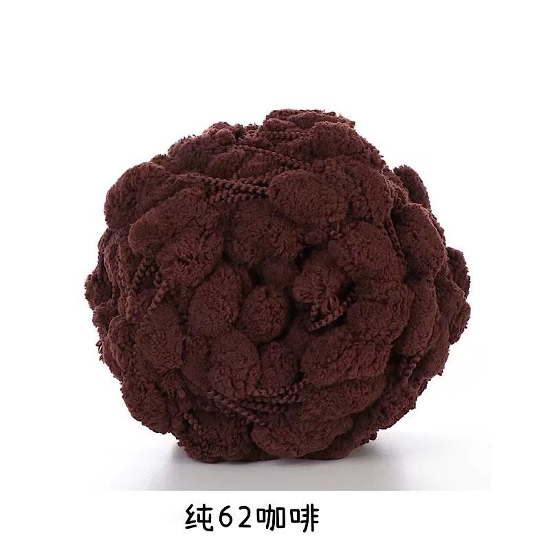 Picture of Ball ball ball ball pearl line Sangzi line 130g handmade DIY sofa cushion floor mat thick ball ball line wholesale