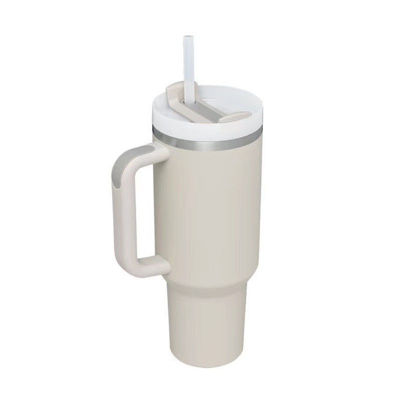 Picture of Cross-border 40oz generation second generation car cup 304 stainless steel handle thermos cup large capacity straw ice cup