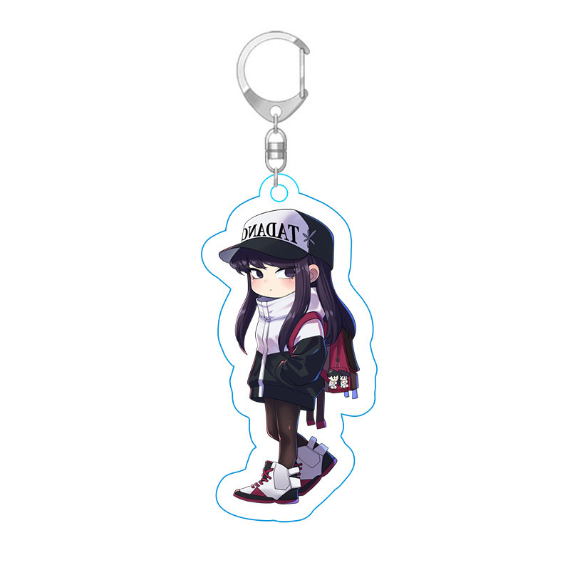 Picture of Ancient students have communication disorders animation surrounding only wild people key chain acrylic key chain hanging