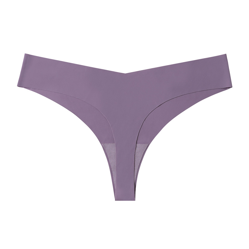 Picture of European and American Cross-border Pregnant Women's plus size Traceless Women's Underwear Class A Ice Silk Breathable Sports Low Waist Naked Briefs for Women