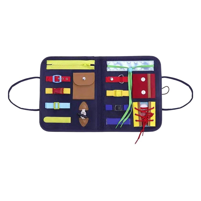Cross-border wholesale felt learning board felt busy board thickened children's educational toys dressing board felt early education board