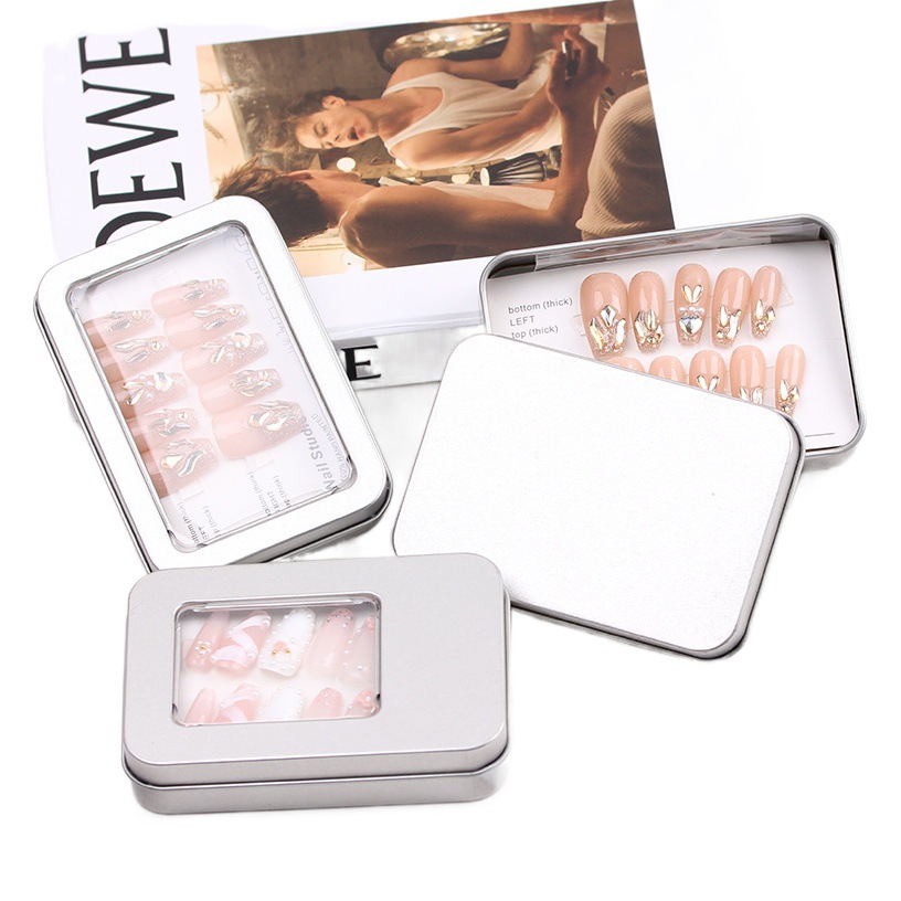 Tinplate Box Packaging Box Wear Armor Box Special Card Tool Box Nail Pieces Box Nail Jewelry Box