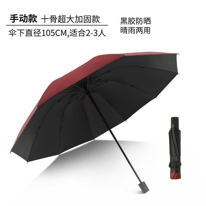 Picture of A large number of wholesale automatic folding umbrellas for men and women sunshade sunscreen UV protection rain umbrella can be set advertising