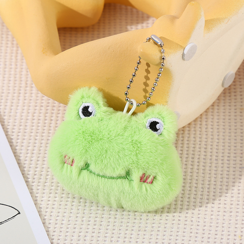Picture of Cartoon Plush Brooch Cute Bear Doll Frog Cat Rabbit Bag Hanging Ornaments diy Clothing Accessories