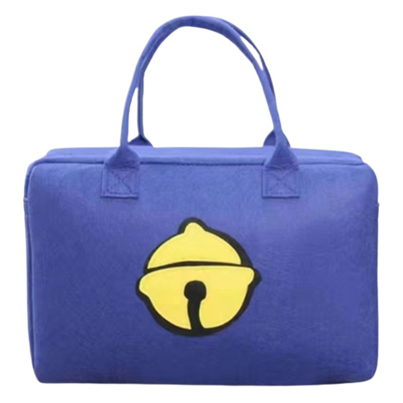 Spot Cartoon Felt Travel Storage Bag Large Capacity Luggage Storage Bag Handbag Cosmetic Bag Felt Travel Bag