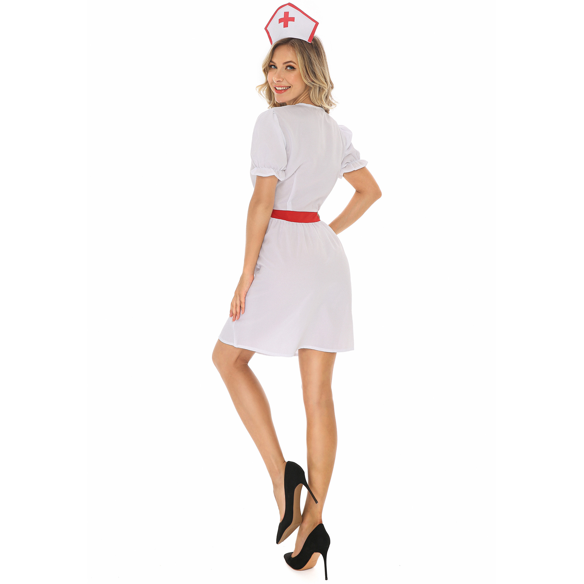 Picture of M-XL sexy nurse costume Halloween party COS female nurse uniform role play stage performance clothing