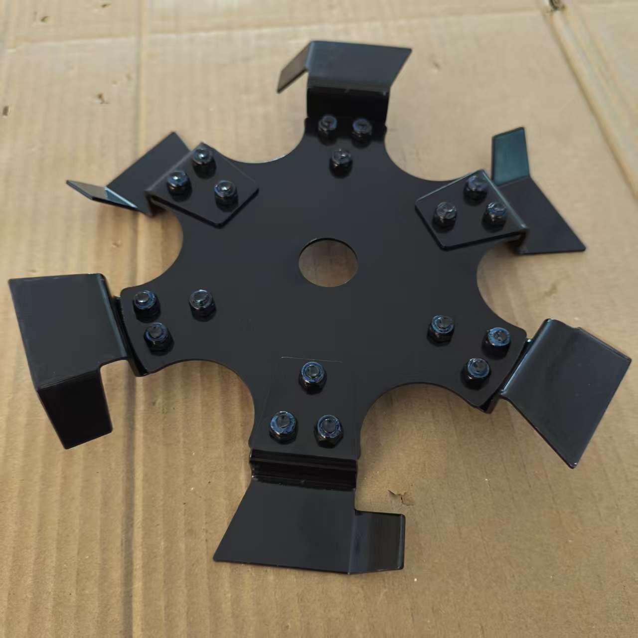 Lawn mower accessories: soil looser wheel, garden micro-tiller, trenching anti-entanglement grass hoe wheel, small lawn mower, universal trenching wheel
