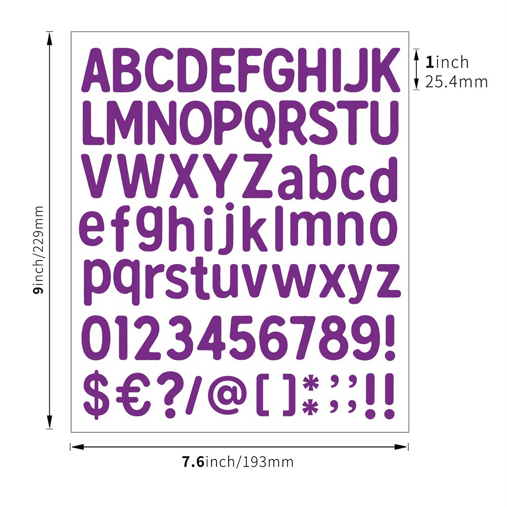 Picture of Amazon TK cross-border diy letters and numbers stickers colorful combination stickers water cup stickers creative index hand account stickers