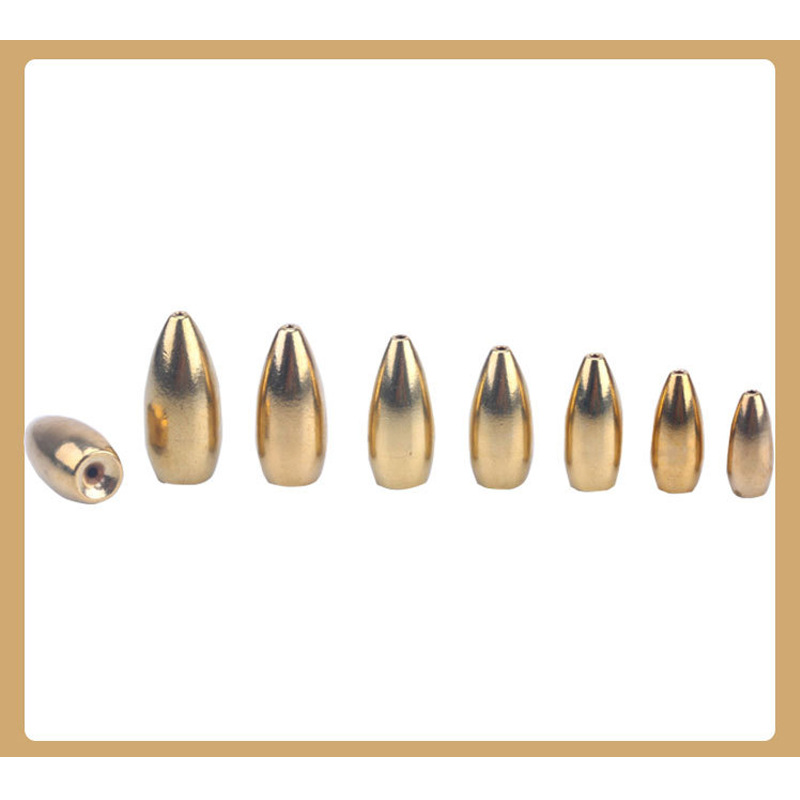 Wholesale Luya Copper Pendant Waist Drum-shaped Inverted Pendant Pure Copper Bullet Copper Dezhou Inclined Bullet Lead