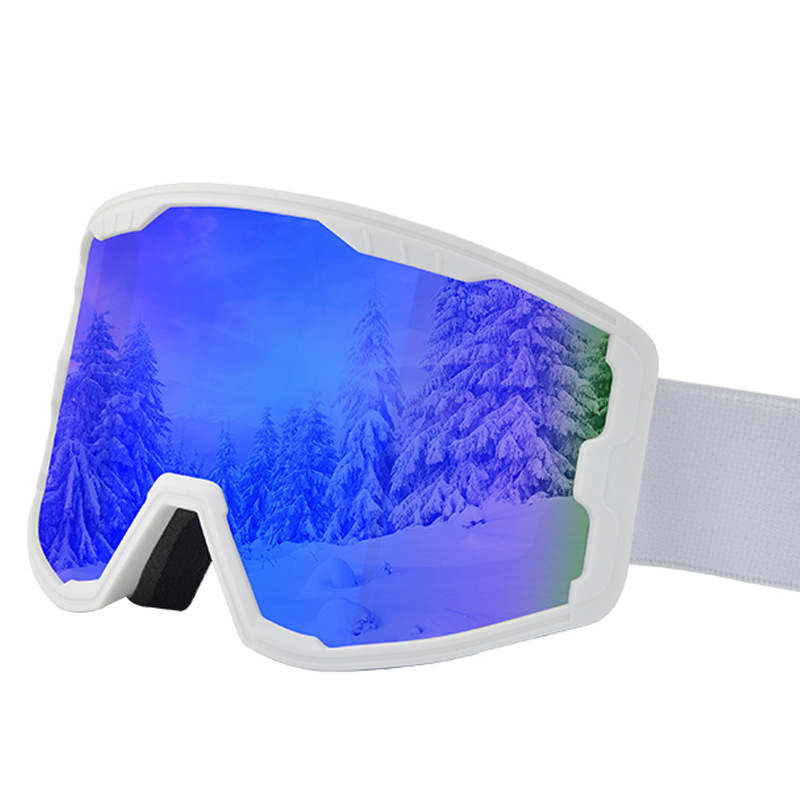 Picture of 2025 Large Cylindrical Ski Glasses Double-Layer Anti-Fog Large Field of View Snow Goggles Mountaineering Goggles Ski Goggles # 7073