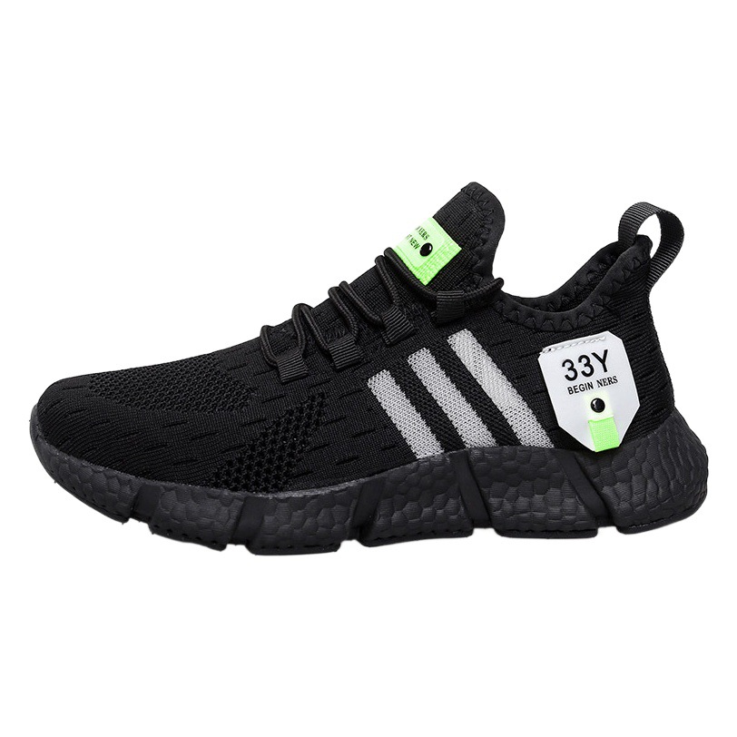 New cross-border large size men's breathable casual shoes white sports shoes men's wholesale mesh men's running shoes