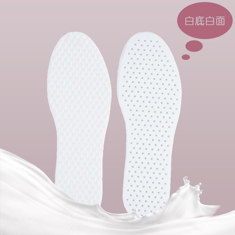 Picture of Sports Insoles Absorb Sweat, Pu Breathable Leather Insoles for Women, Soft Sole, Comfortable, Cuttable, Thin Summer Style, Shock-Absorbing, with a Feeling of Stepping on Poop