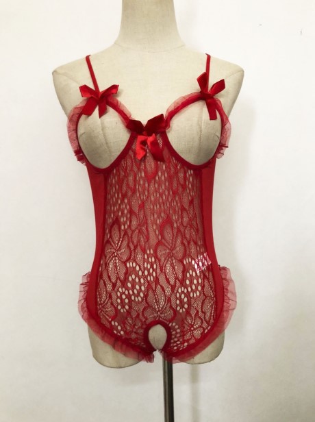 Picture of Sexy underwear manufacturers wholesale Europe and the United States sexy chest leakage conjoined sexy underwear Amazon/explosions