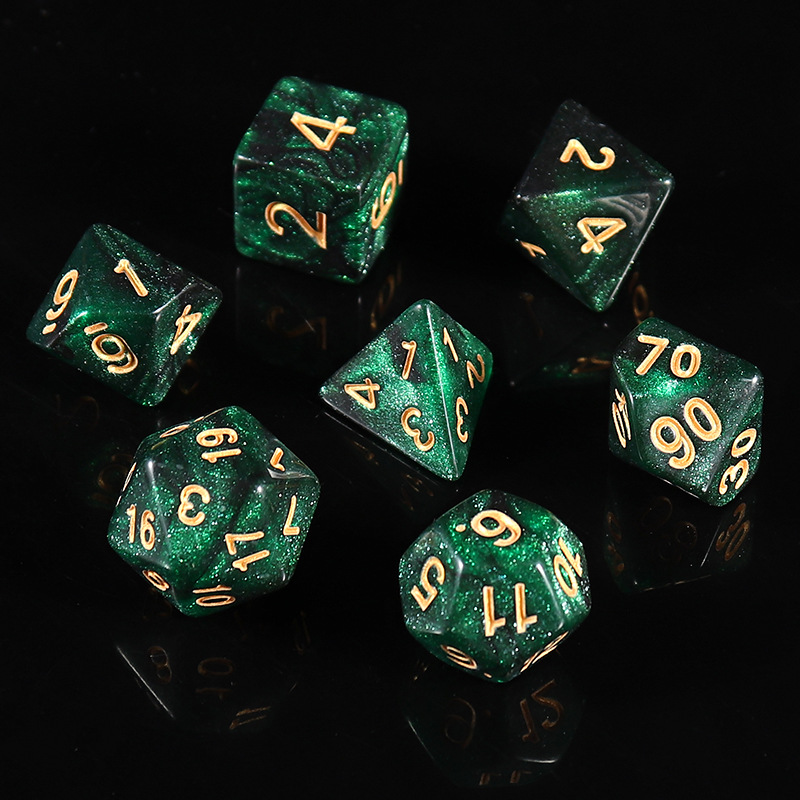 Picture of Star new multi-sided dice digital dice running group table game accessories 4/6/8/10/12/20 sieve props