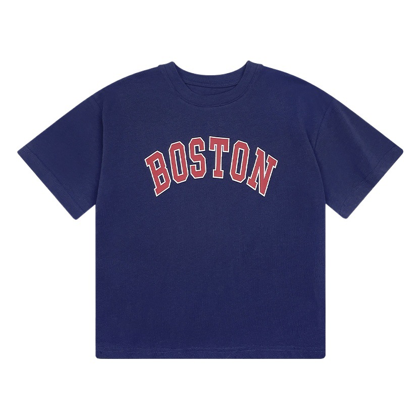 Children's Clothing Boy's Summer Short-sleeved T-shirt Summer Cotton Children's Boy's Summer Fashionable Clothing Big Boy's Handsome Cool Handsome Fashionable