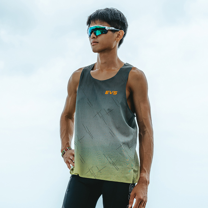 Picture of Training Sports Vest Women Seamless Fit Light Mesh Breathable Quick-drying Men's Racing Running Marathon Vest Healthy