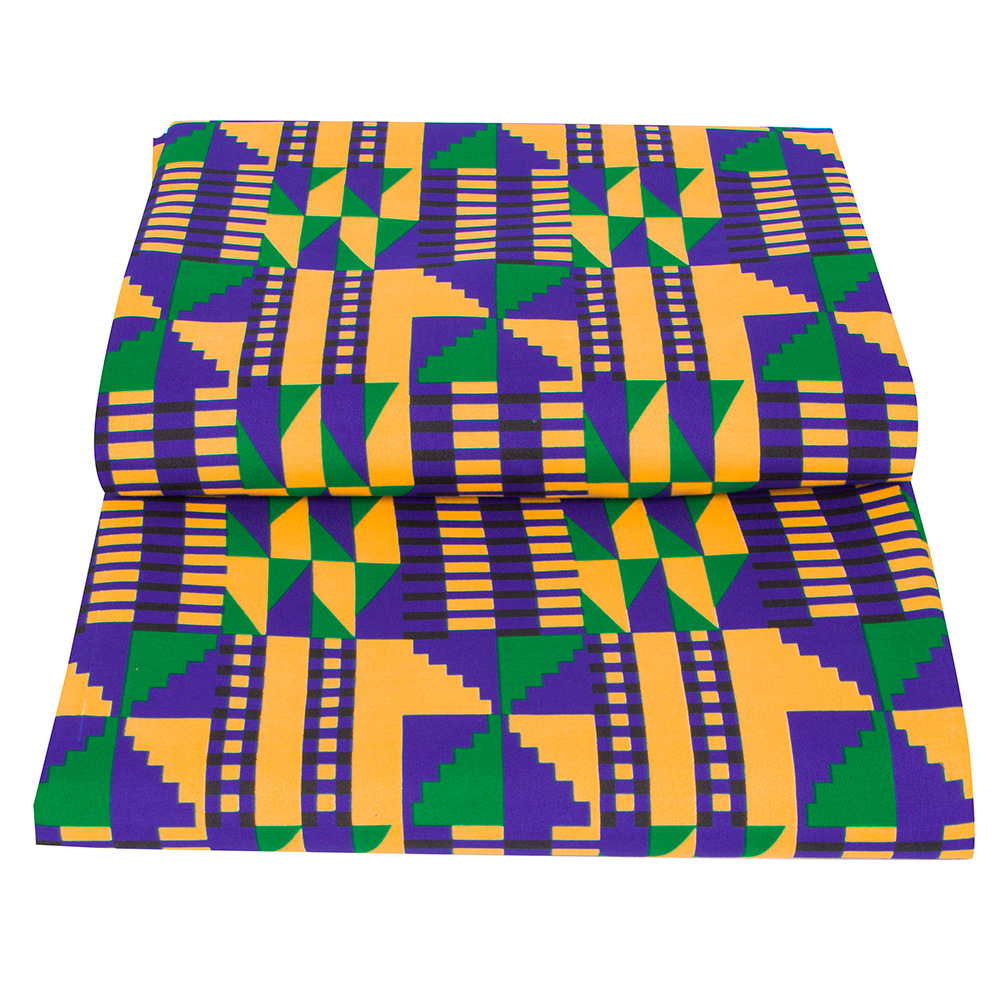 Picture of One-piece delivery African printing batik polyester fabric cross-border Amazon Ankara dress fabric