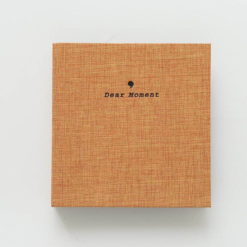 Picture of Wholesale plain cotton linen loose-leaf PP photo album photo album movie ticket storage postcard 3 inch 5 inch