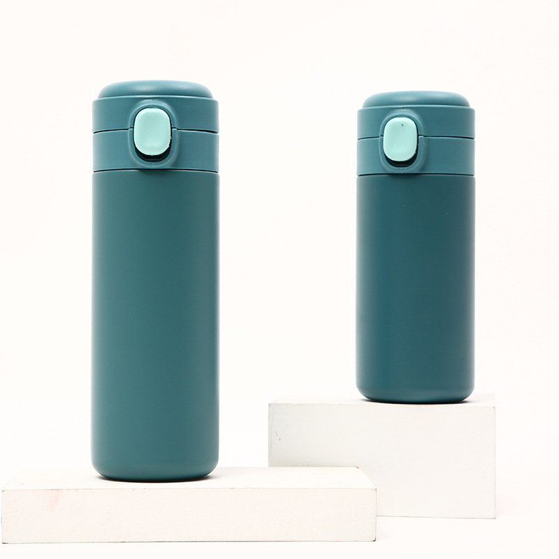 Picture of New 304 stainless steel simple bounce cover pea Cup student fresh mini portable thermos cup wholesale
