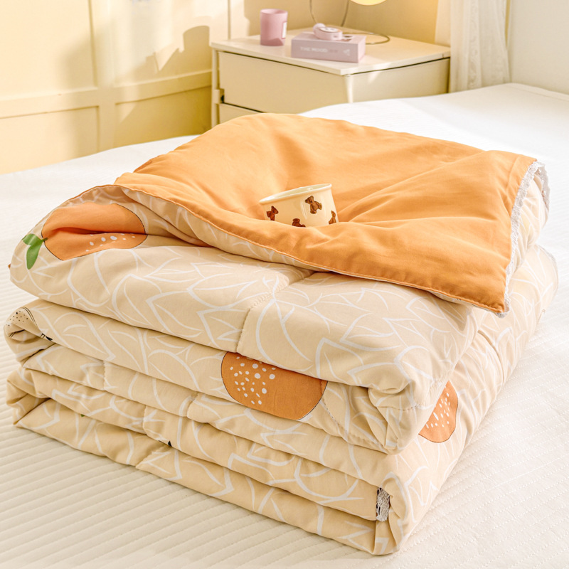 Picture of Class A Maternal and Infant Grade Summer Quilt Lace Summer Cool Quilt Summer Air-conditioning Quilt Double Washed Cotton Quilt Core Children's Thin Quilt Ins