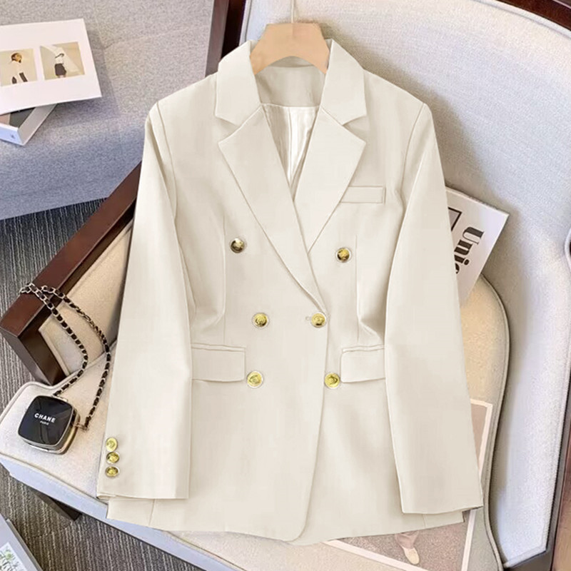 Picture of Black High-end Internet Celebrity 2024 Spring and Autumn New Arrival Small Casual All-match Socialite Retro Top Small Suit Jacket
