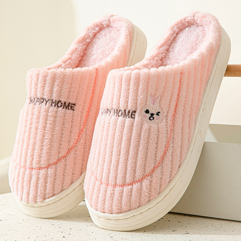 Picture of New Style Cotton Slippers for Men, Winter Indoor Warm Slippers, Women's Home Plus Plush Cotton Slippers