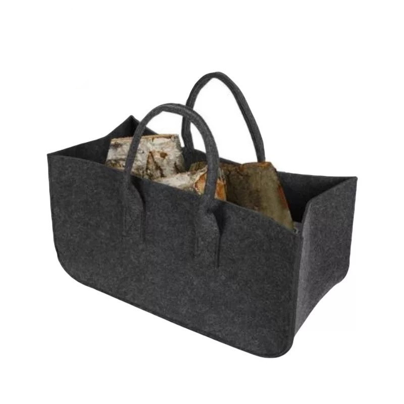 Cross-border Felt Handbag Storage Bag Handbag Creative Felt Bag Firewood Storage Basket