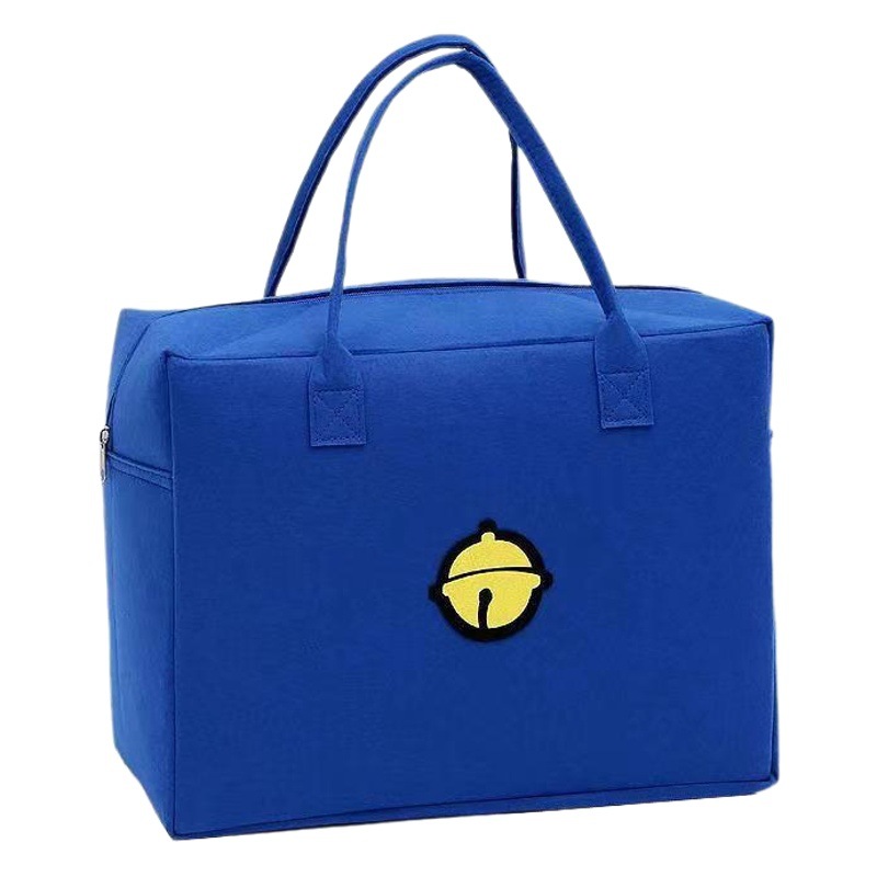Felt handbag large capacity design travel storage bag cartoon cute children's luggage bag holiday gift