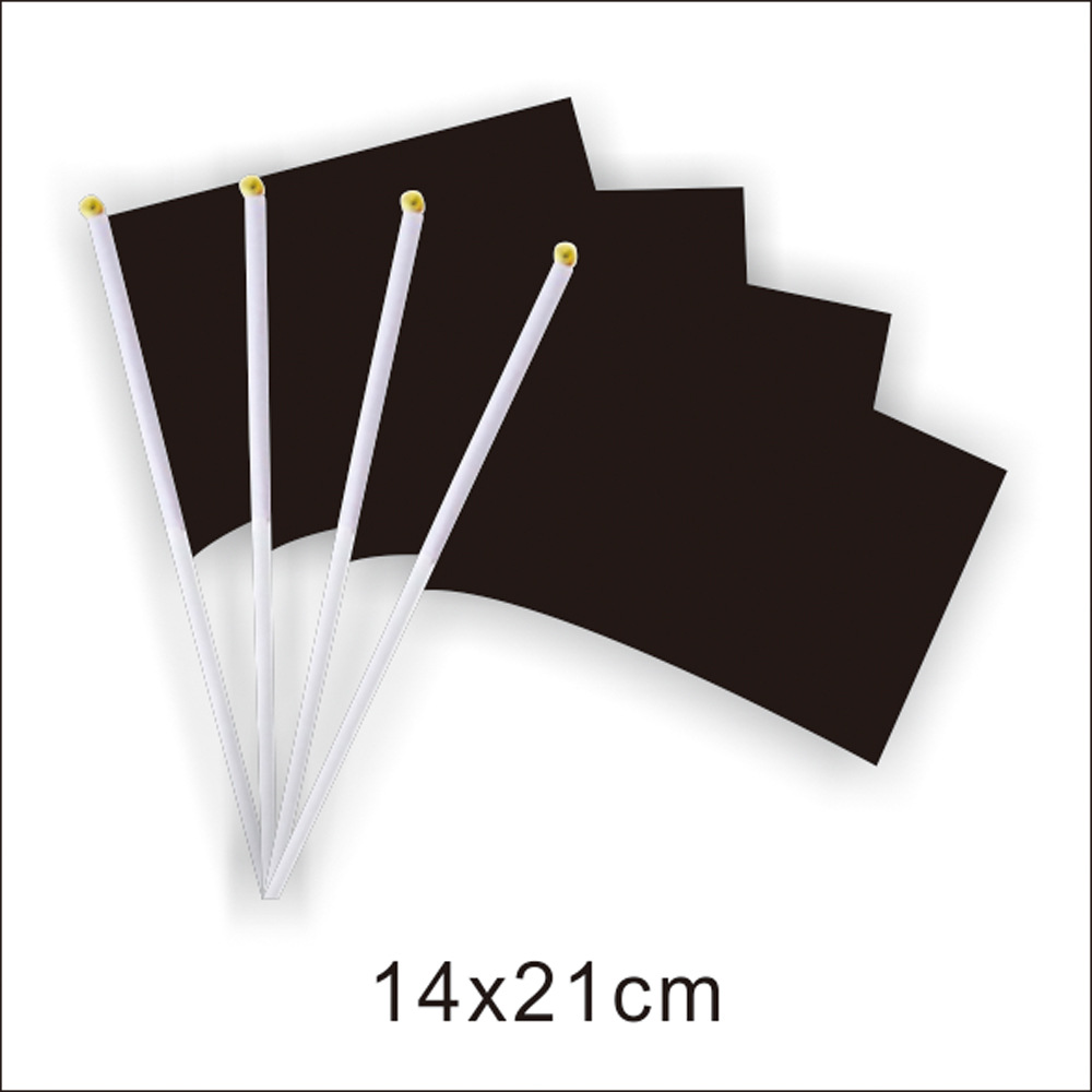Picture of Spot white thermal transfer flag cross-border e-commerce car flag hand flag production can be sent on behalf of FBA a generation