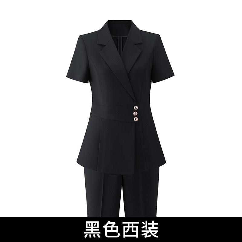 Picture of High-end professional suit suit women's summer fashion temperament goddess Fan Sales Department hotel front desk work clothes formal wear
