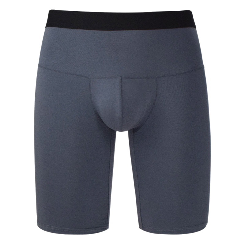 Wholesale Men's Modal Sports Compression Anti-Chafing Boxer Briefs, Large Size Sports Anti-Chafing Underwear