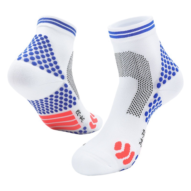 Pressure Running Socks, Professional Sports Socks, Men's and Women's Towel Bottom Badminton Socks, Autumn and Winter Cycling Elastic Socks Wholesale