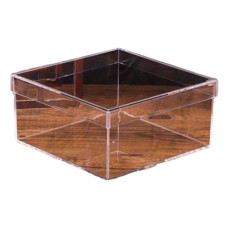 Accompanying gift crystal box 20*20*10cm wedding return wedding best man bridesmaid set box acrylic ps manufacturers